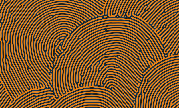 Patrón sin costuras de Turing orgánico redondeado fondo orgánico abstracto