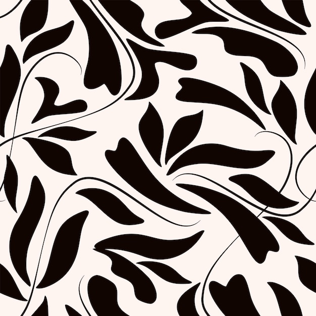 Patrón sin costuras universal abstracto y creativo de moda, diseño escandinavo dibujado a mano