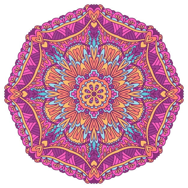 patrón sin costuras vectorial azteca colorido étnico tribal geométrico psicodélico estampado de estilo folclórico