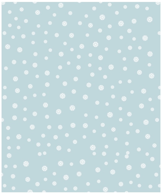 Patrón sin costuras vectorial con copos de nieve