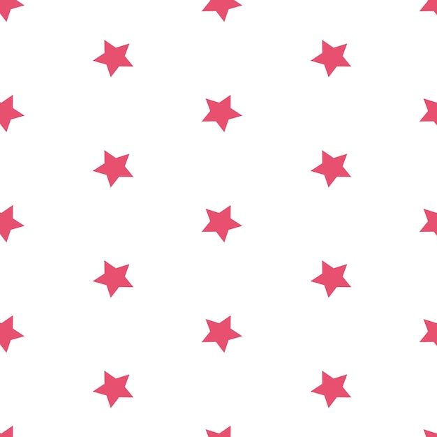 Patrón sin costuras vectorial de estrellas de boceto garabateado