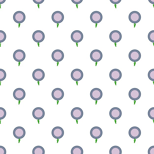 Patrón sin costuras vectorial con flores patrón sin costuras botánico