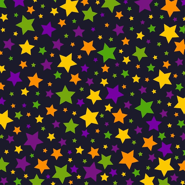 Patrón sin costuras vectorial de fondo de estrella Ilustración de fondo