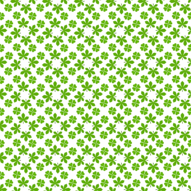 Patrón sin costuras vectorial libre por hojas