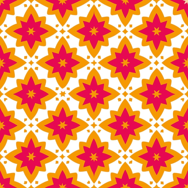 Patrón sin costuras vectorial marroquí
