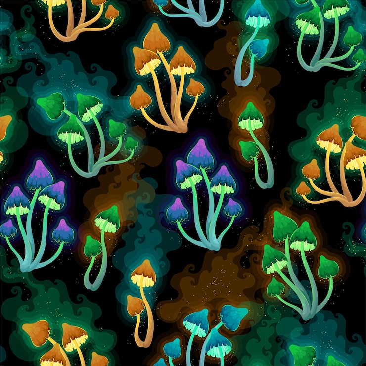 Vector patrón sin costuras vectorial con setas de neón