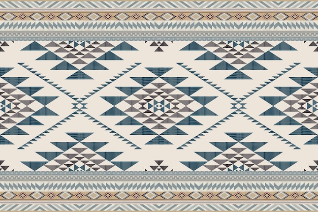 Patrón sin costuras vectorial tribal navajo Ornamento nativo americano Estilo de decoración étnico del suroeste B
