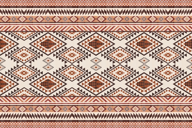 Patrón sin costuras vectorial tribal navajo Ornamento nativo americano Estilo de decoración étnico del suroeste B