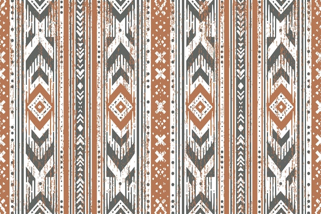 Vector patrón sin costuras vectorial tribal navajo ornamento nativo americano estilo de decoración étnico del suroeste