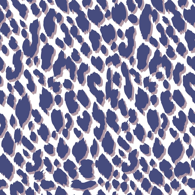 Patrón de costuras vectoriales de piel de leopardo abstracto manchas y fondos de pincel irregular Impresión de piel de animal salvaje abstracto Diseño geométrico irregular simple