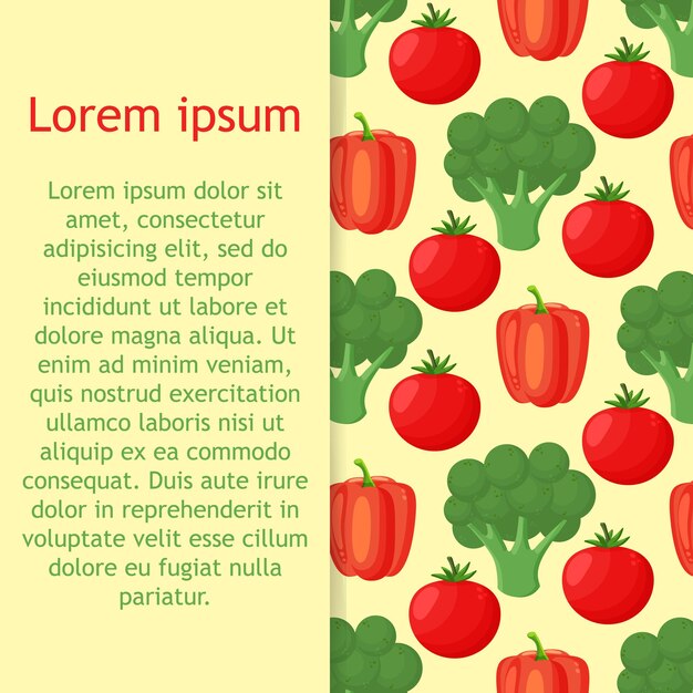 Patrón sin costuras con verduras coloridas dibujadas a mano Conjunto vectorial de estilo boceto