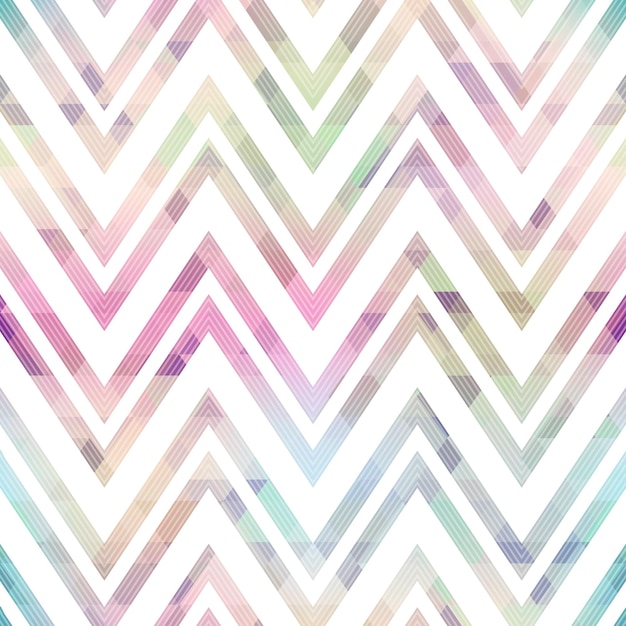 El patrón sin costuras en zigzag de color pastel
