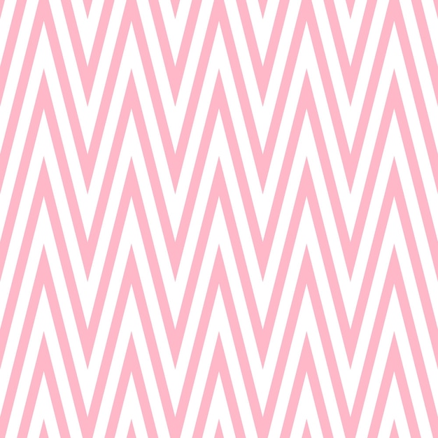 Patrón sin costuras en zigzag rosa. Textura de tela de chevron. Fondo abstracto en zigzag. vector repetitivo