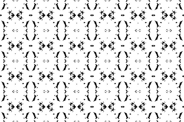 Un patrón sin costurasgeometric tribalgeometric batik ikataztecblack and white seamless pattern