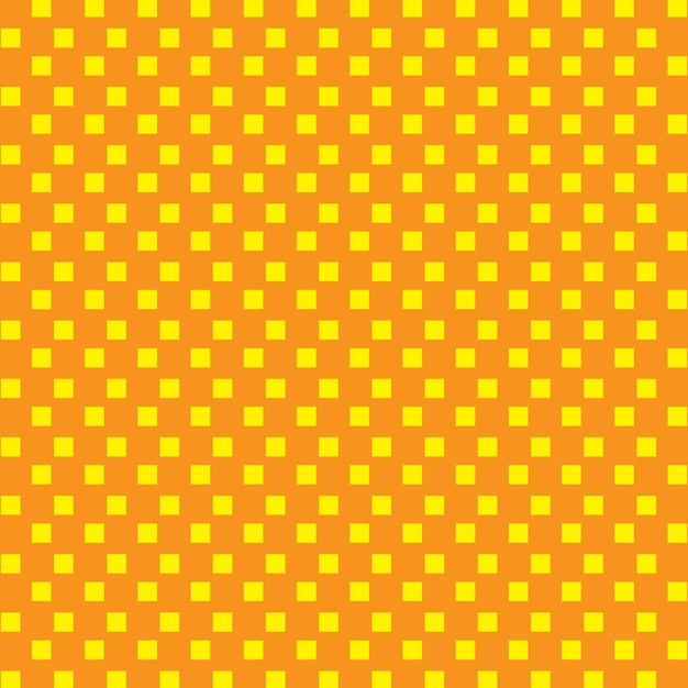 Patrón cuadrado naranja y amarillo