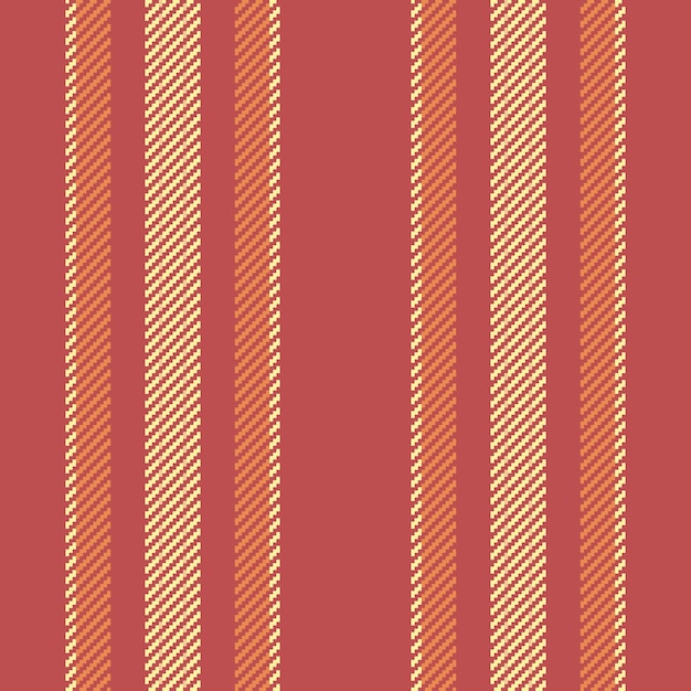 Patrón cuadrado textil franja deco textura tela fondo líneas publicitarias vector vertical sin costuras en colores rojo y amarillo