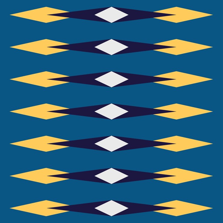 Vector patrón de cuadrados y formas geométricas