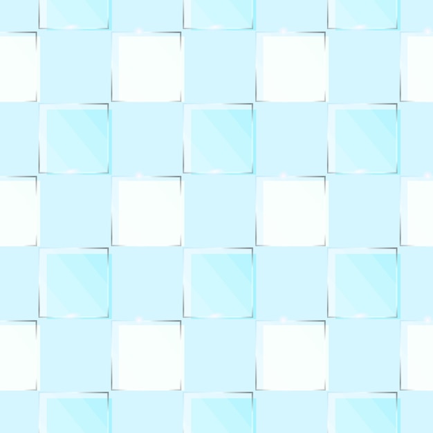 Patrón de cuadrados de vidrio