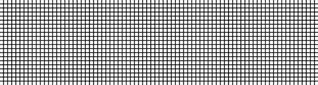 Patrón de cuadrícula en blanco y negro cuadrícula cuadrada monocromática diseño de tablero de ajedrez abstracto con cuadrados iguales estandarte ancho telón de fondo geométrico papel tapiz digital ilusión óptica ritmo y equilibrio
