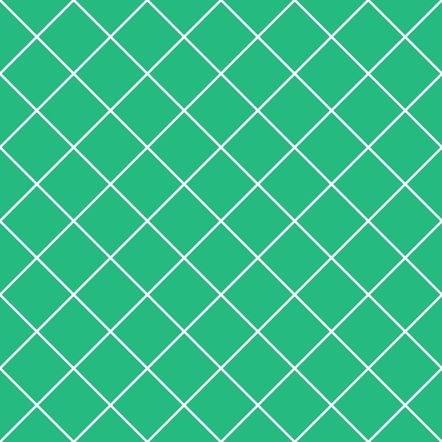 Patrón de cuadrícula diagonal transparente verde