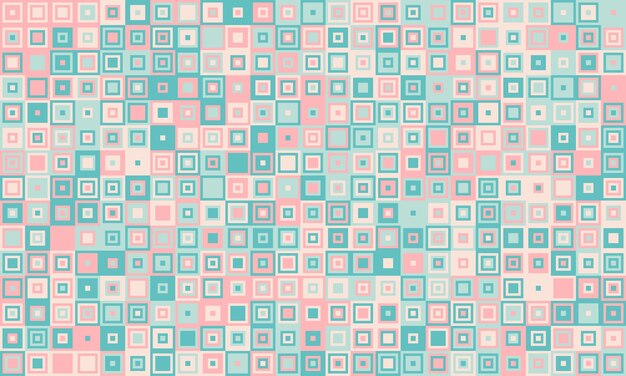 Patrón de cuadrícula geométrica con cubos texturizados y colores brillantes Ideal para diseños mínimos de moda, estampas de tela o decoración de fondo
