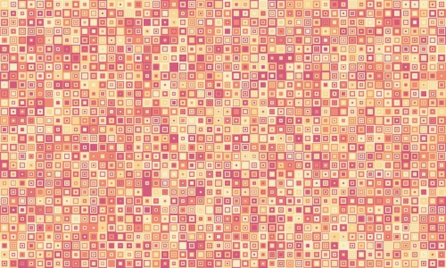 Patrón de cuadrícula geométrica con cubos texturizados y colores brillantes Ideal para diseños mínimos de moda, estampas de tela o decoración de fondo