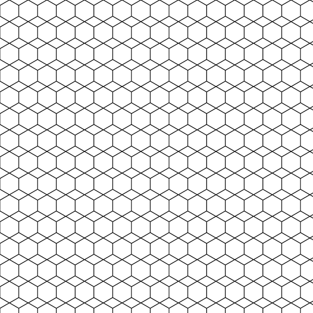 Patrón de cuadrícula hexagonal