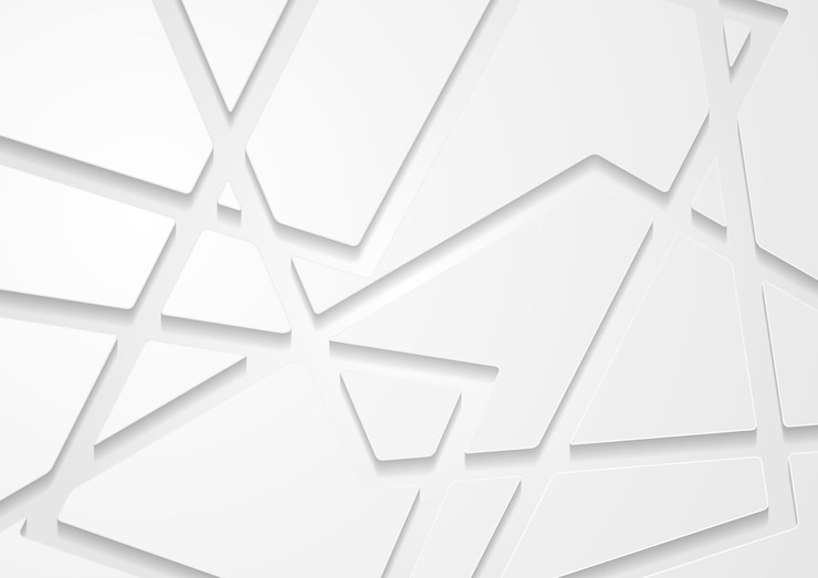 Vector patrón de cuadrícula de papel blanco gris fondo abstracto