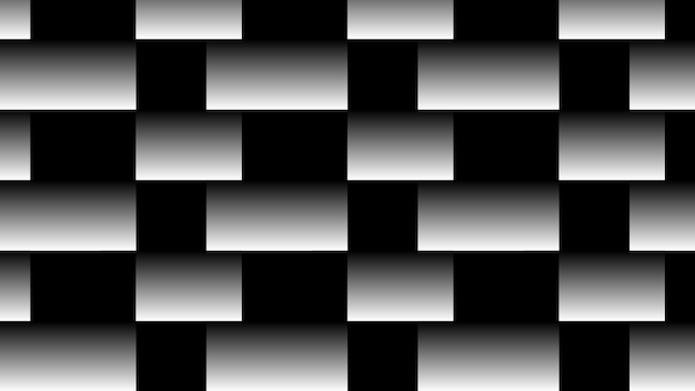 Patrón a cuadros abstracto en blanco y negro