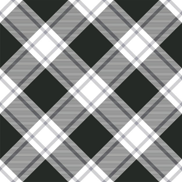 Patrón de cuadros sin costuras. Verifique la textura de la tela. Fondo cuadrado de rayas. Diseño textil vectorial.