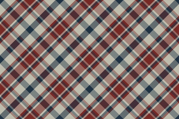 Patrón de cuadros sin costuras. Verifique la textura de la tela. Fondo cuadrado de rayas. Tartán de diseño textil de vector.