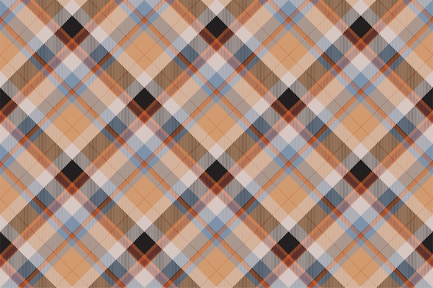 Patrón de cuadros escoceses sin costuras de tartán escocés. Tela de fondo retro. Textura geométrica cuadrada de color de cheques vintage para impresión textil, papel de regalo, tarjeta de regalo, diseño plano de papel tapiz.