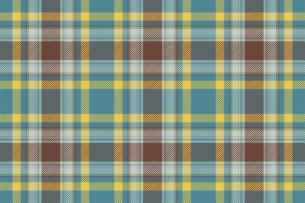 Patrón de cuadros escoceses sin costuras de tartán escocés. Tela de fondo retro. Textura geométrica cuadrada de color de Vintage Checks.