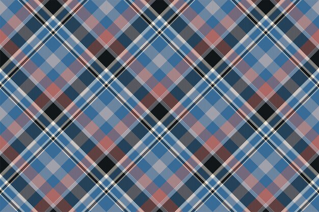 Patrón de cuadros escoceses sin costuras de tartán escocés. Tela de fondo retro. Textura geométrica cuadrada de color de Vintage Checks.