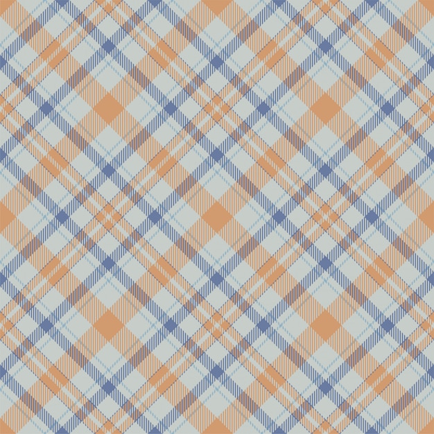 Patrón de cuadros escoceses sin costuras de tartán escocés. Tela de fondo retro. Textura geométrica cuadrada de color de Vintage Checks.