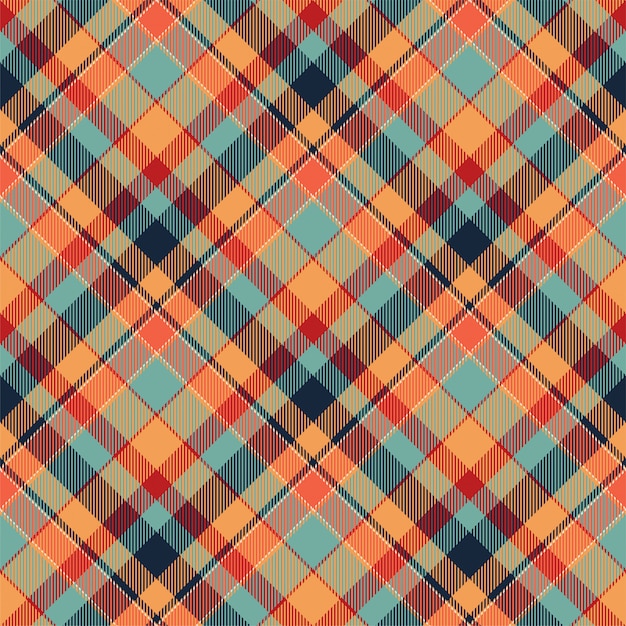 Patrón de cuadros escoceses sin costuras de tartán escocia