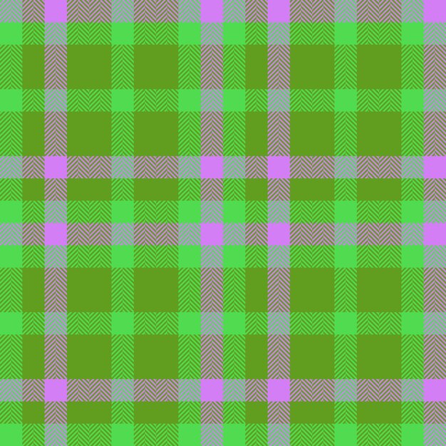 Patrón de cuadros de fondo Vector comprobar tartán Tela textil textura sin costuras