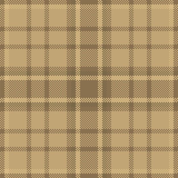 Patrón de cuadros de tartán sin costuras. Imprimir textura de la tela. Compruebe el fondo del vector.
