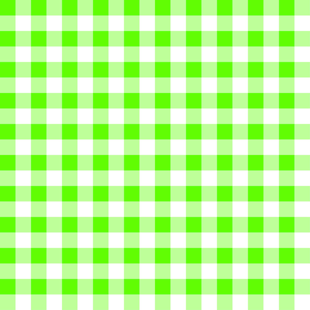 Patrón a cuadros verde textura cuadrada sin costuras fondo a cuadros clásico ilustración vectorial EPS 10