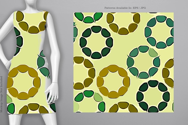 Patrón de cubierta vectorial imprimible vestido camiseta teléfono cuaderno papel textil y textura de papel tapiz