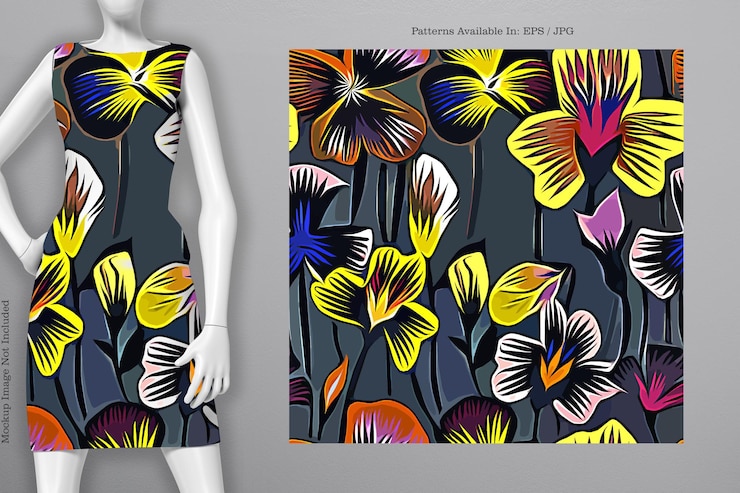 Vector patrón de cubierta vectorial imprimible vestido camiseta teléfono cuaderno papel textil y textura de papel tapiz