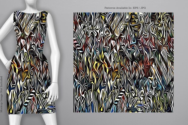 Patrón de cubierta vectorial imprimible Vestido Camiseta Teléfono Cuaderno Papel Textil y textura de papel tapiz
