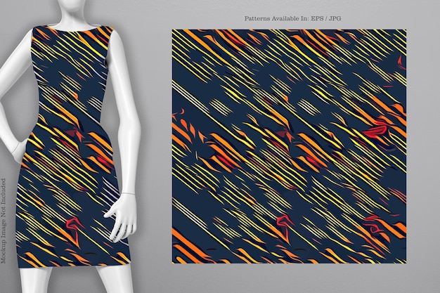 Patrón de cubierta vectorial imprimible Vestido Camiseta Teléfono Cuaderno Papel Textil y textura de papel tapiz