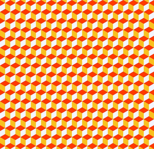 Patrón de cubos 3D, fondo geométrico simple. Ilustración de estilo elegante y de lujo.