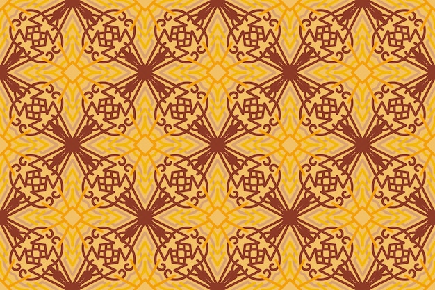 Patrón de damasco vectorial oriental Talavera cerámica Azulejos portugués adorno turco azulejos marroquíes