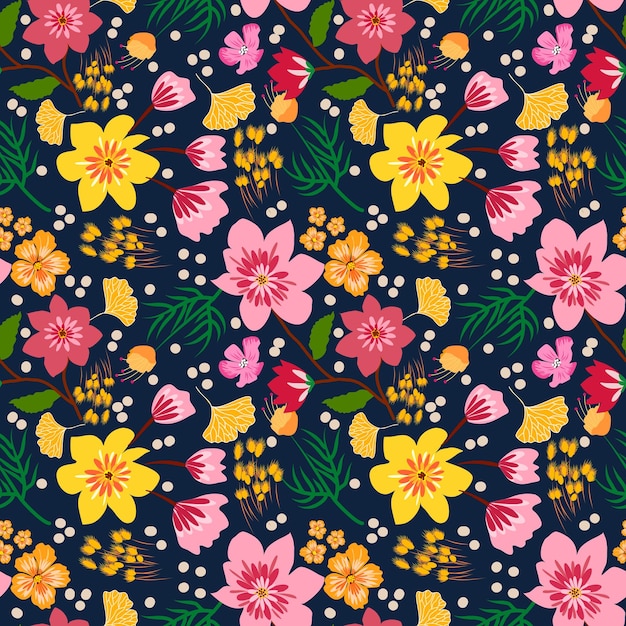 patrón_de_flores_coloridas_patrón_vibrante_para_papel tapiz
