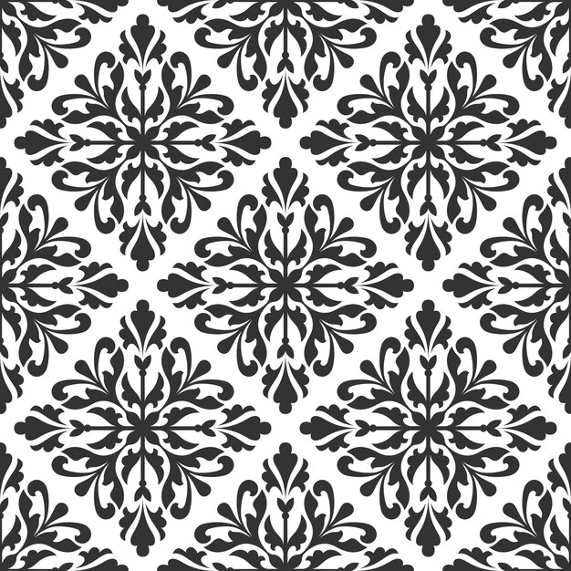 Patrón de decoración ornamental floral