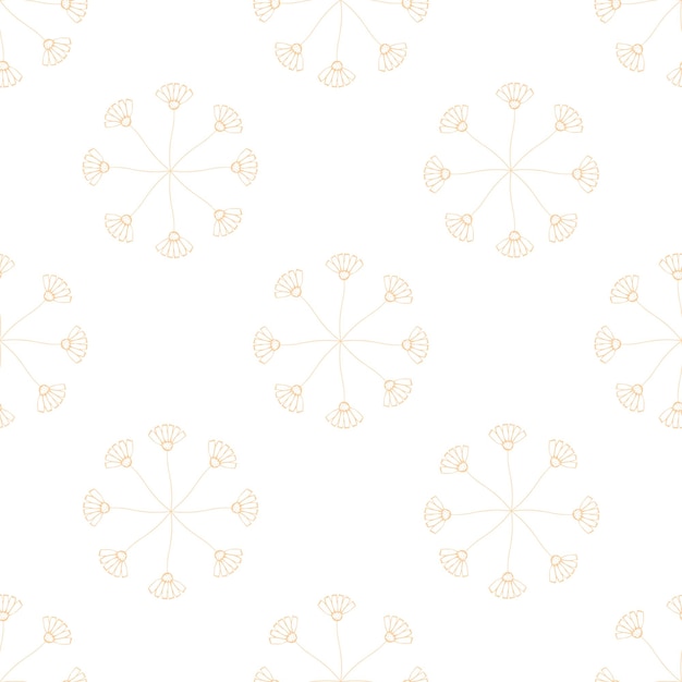 Patrón decorativo sin costuras Fondo vectorial en estilo minimalista