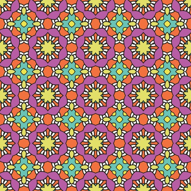 Patrón decorativo sin costuras con forma de ornamento simple fondo abstracto sin costuras