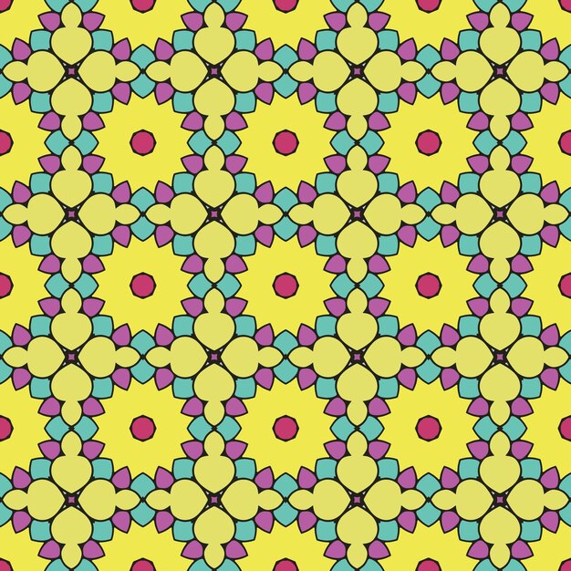 Patrón decorativo sin costuras con forma de ornamento simple fondo abstracto sin costuras